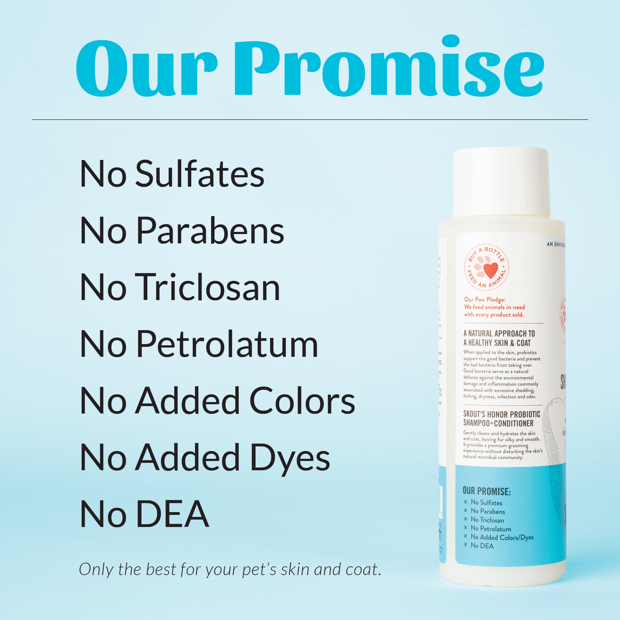 Cat Probiotic Shampoo + Conditioner Fragrance Free