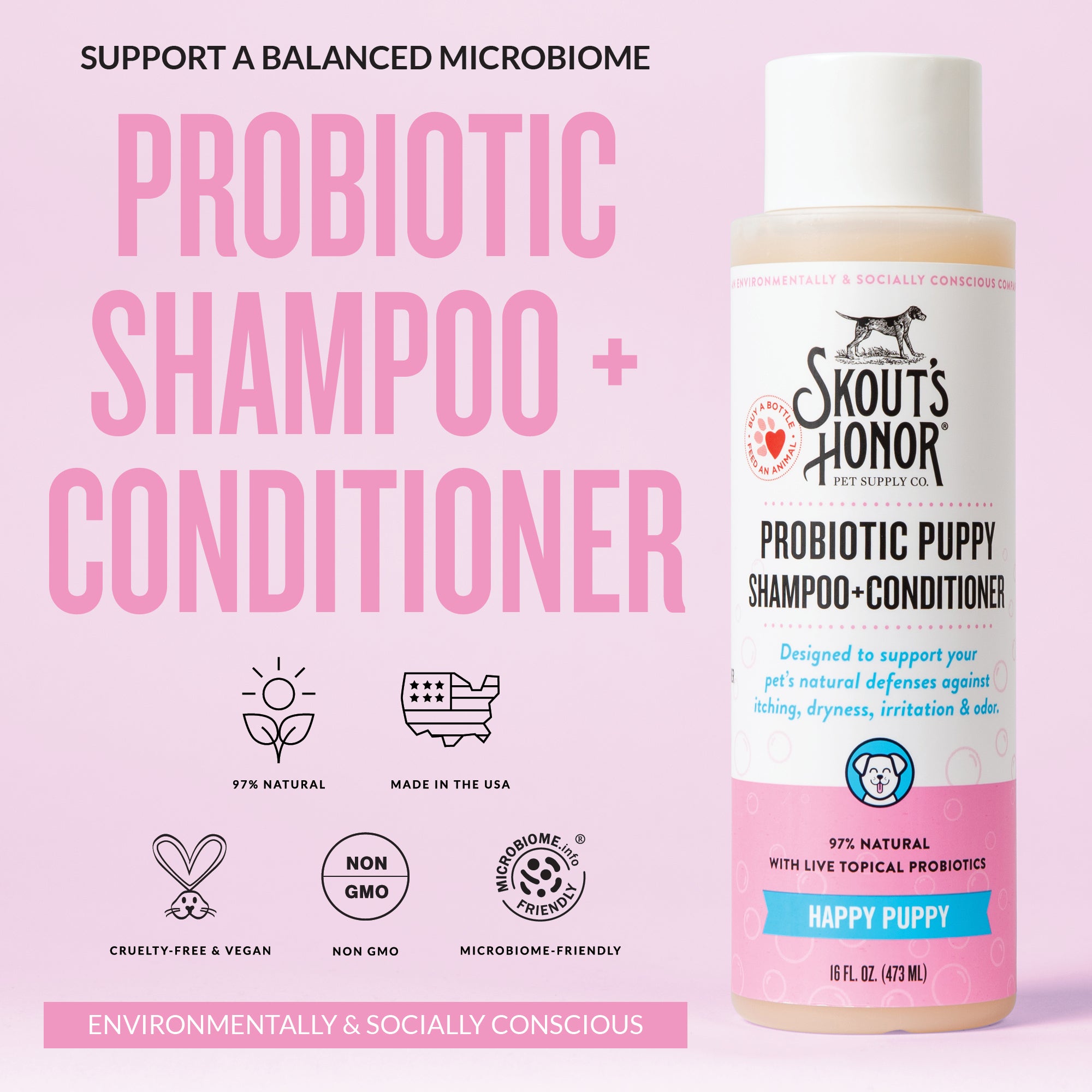 Probiotic Shampoo + Conditioner