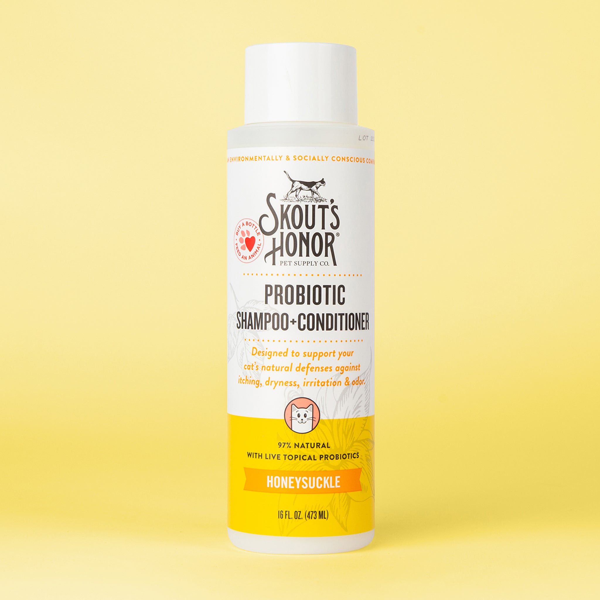 Cat Probiotic Shampoo + Conditioner Honeysuckle