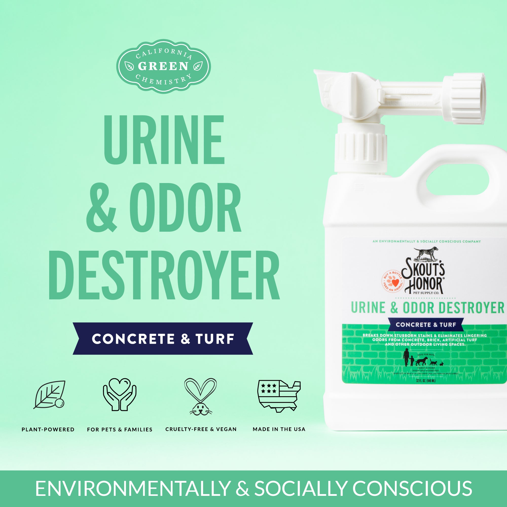 Urine & Odor Destroyer Concrete & Turf