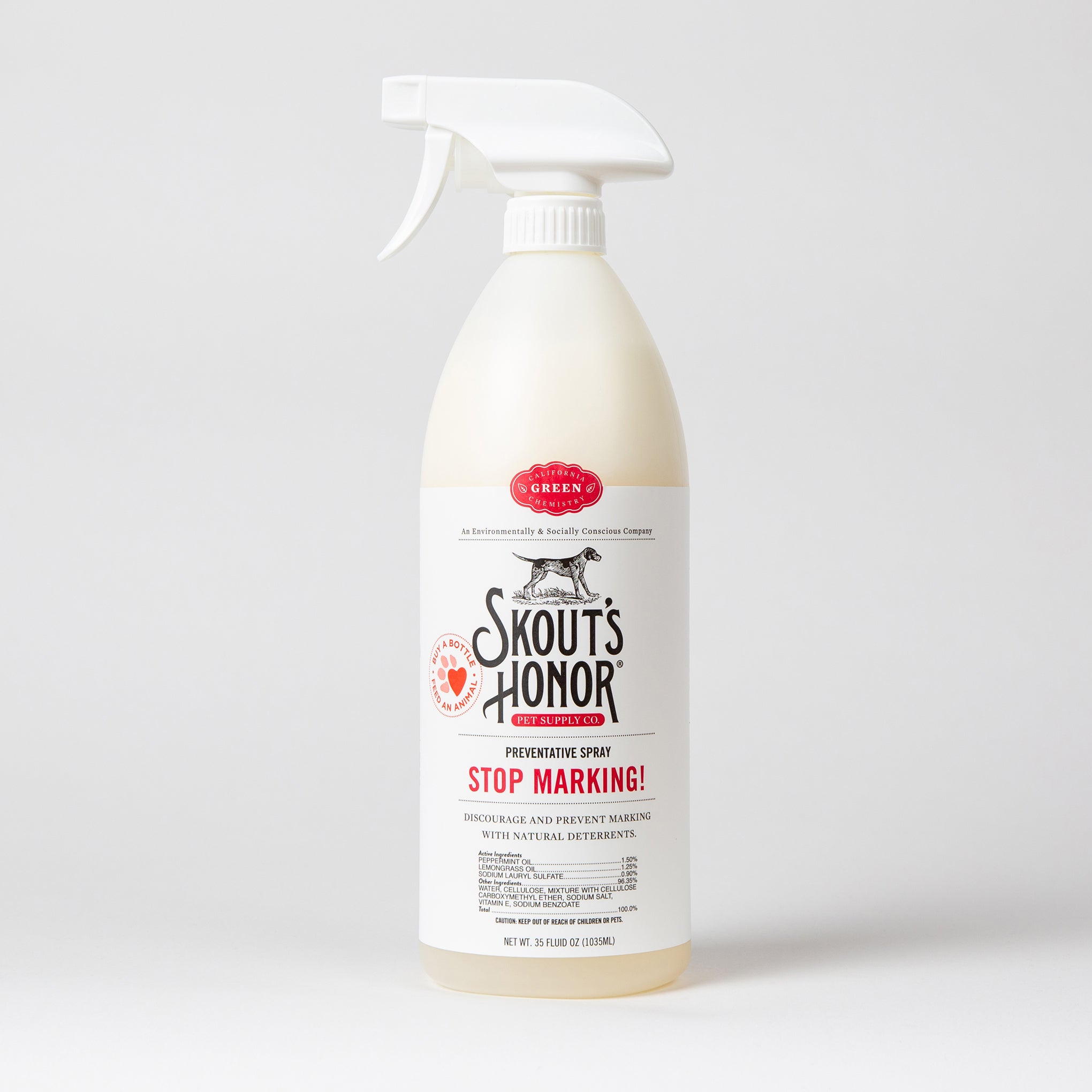 dog deterrent spray for garden Skout's Honor Stop Marking! Preventative Spray