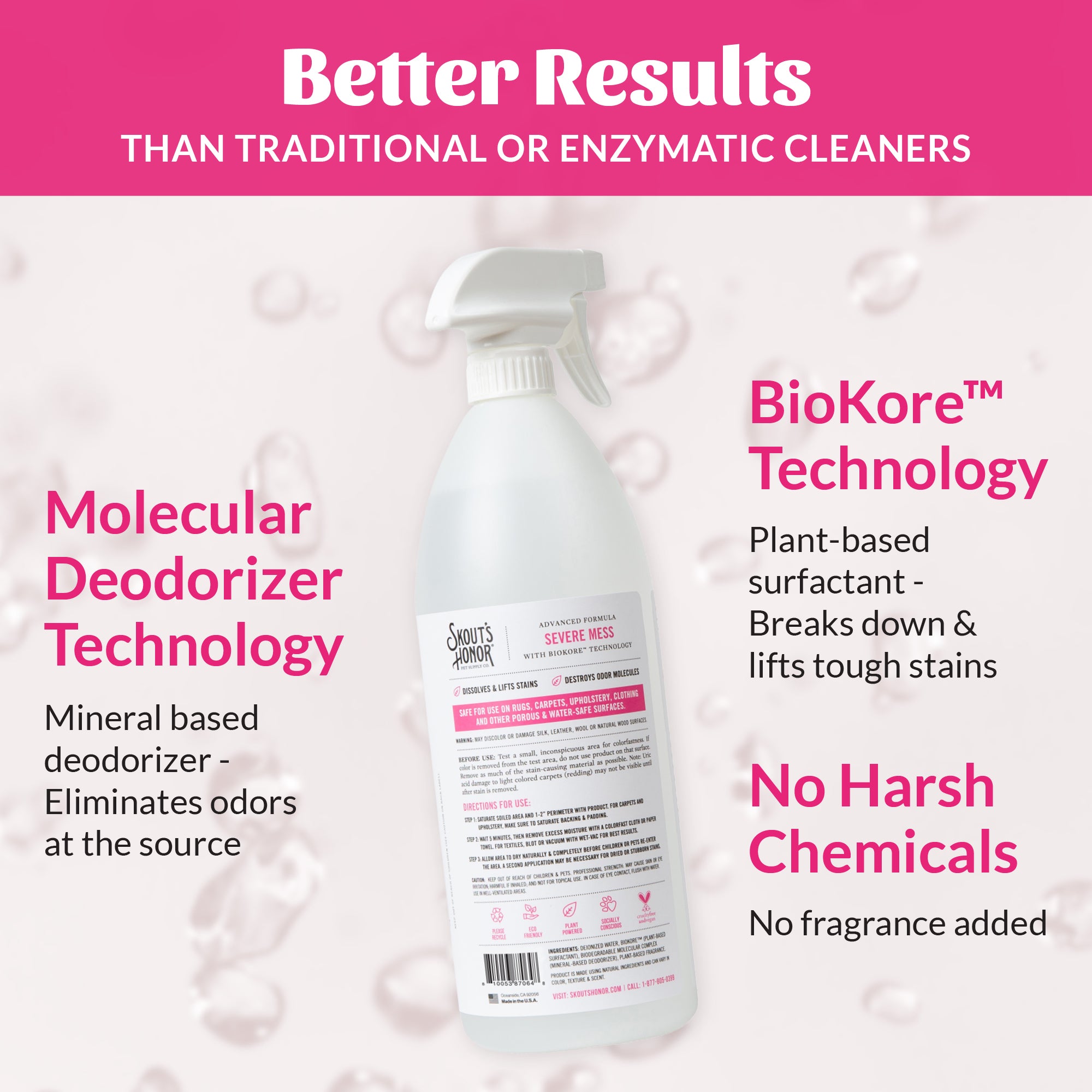 Cat Severe Mess Stain & Odor Advanced Formula