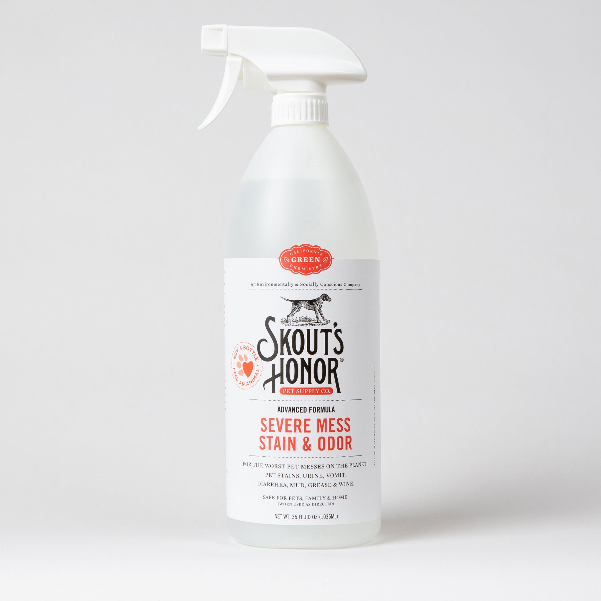 Stain Odor Severe Mess Advanced Formula DOG Skout's Honor
