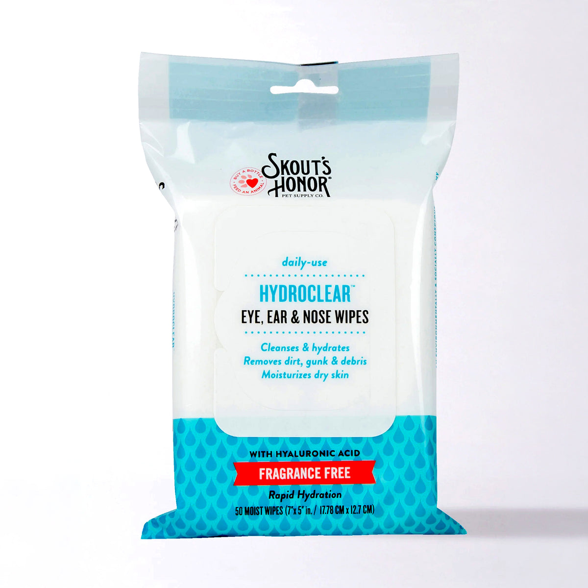 NEW HydroClear™ Eye, Ear & Nose Wipes