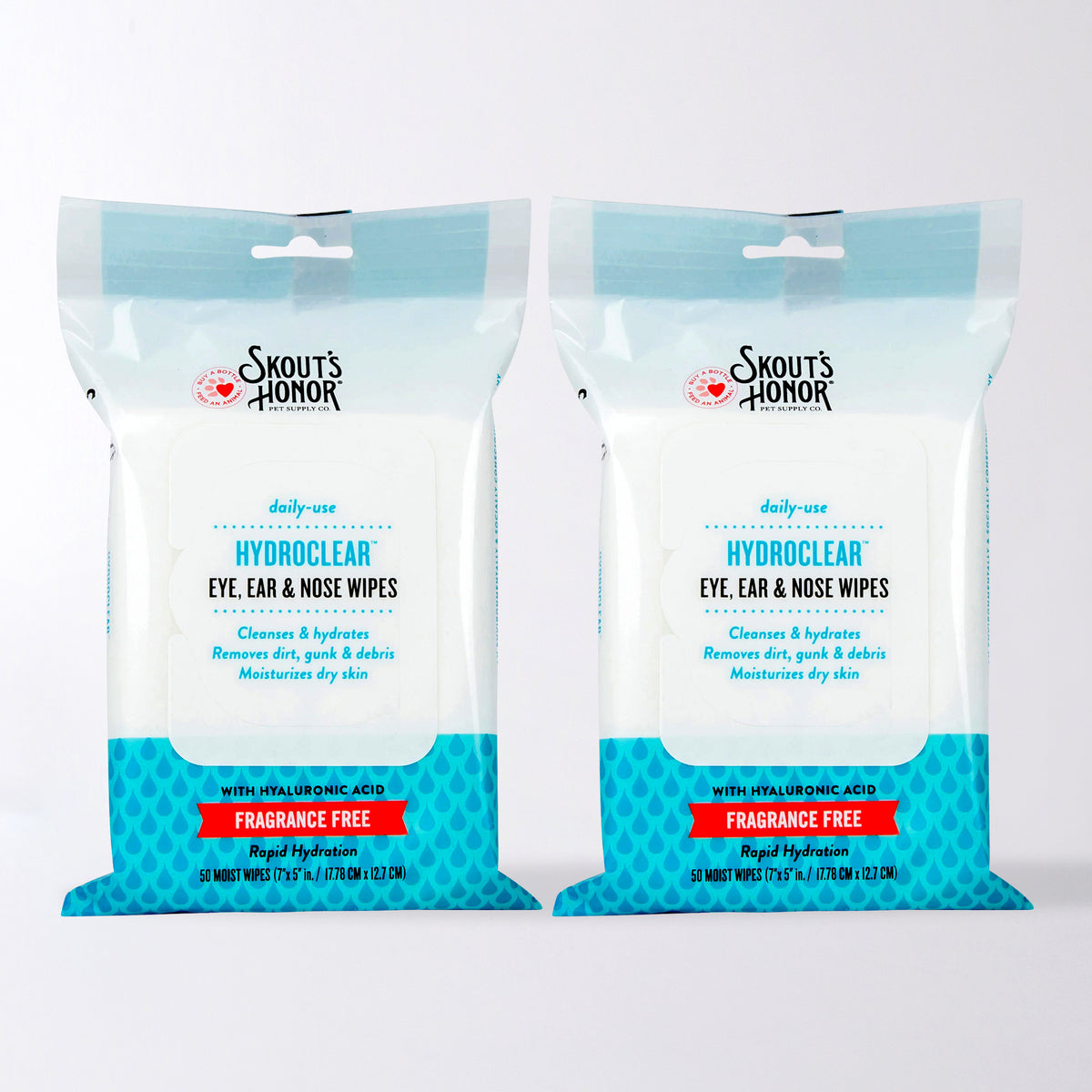 NEW HydroClear™ Eye, Ear & Nose Wipes