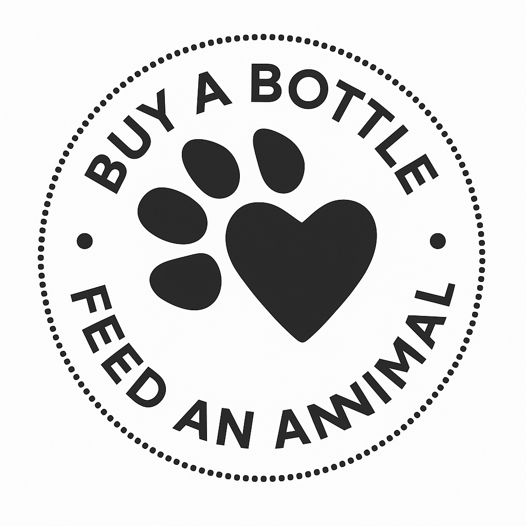 Every bottle you buy feeds an animal in need