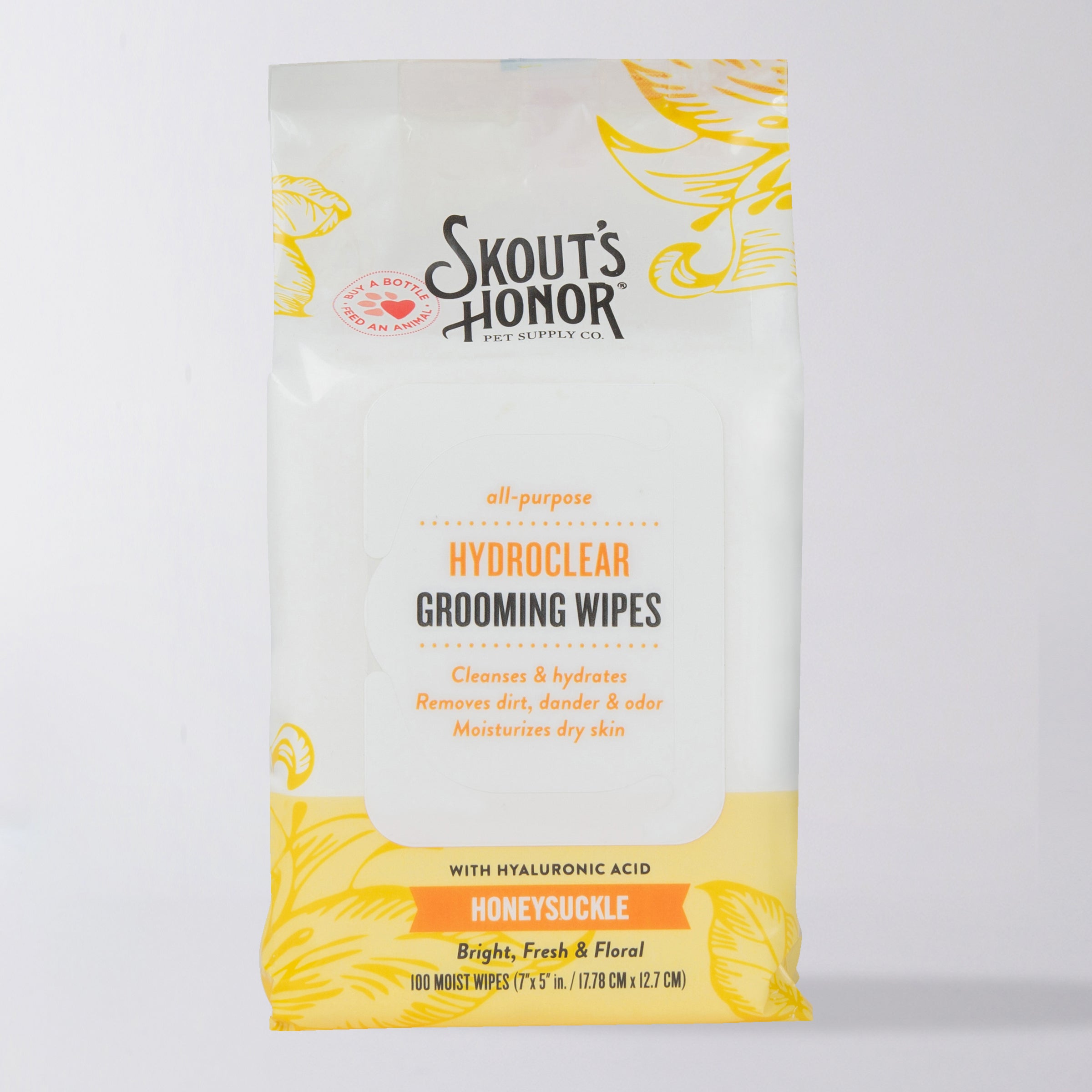 NEW HydroClear™ Grooming Wipes Honeysuckle