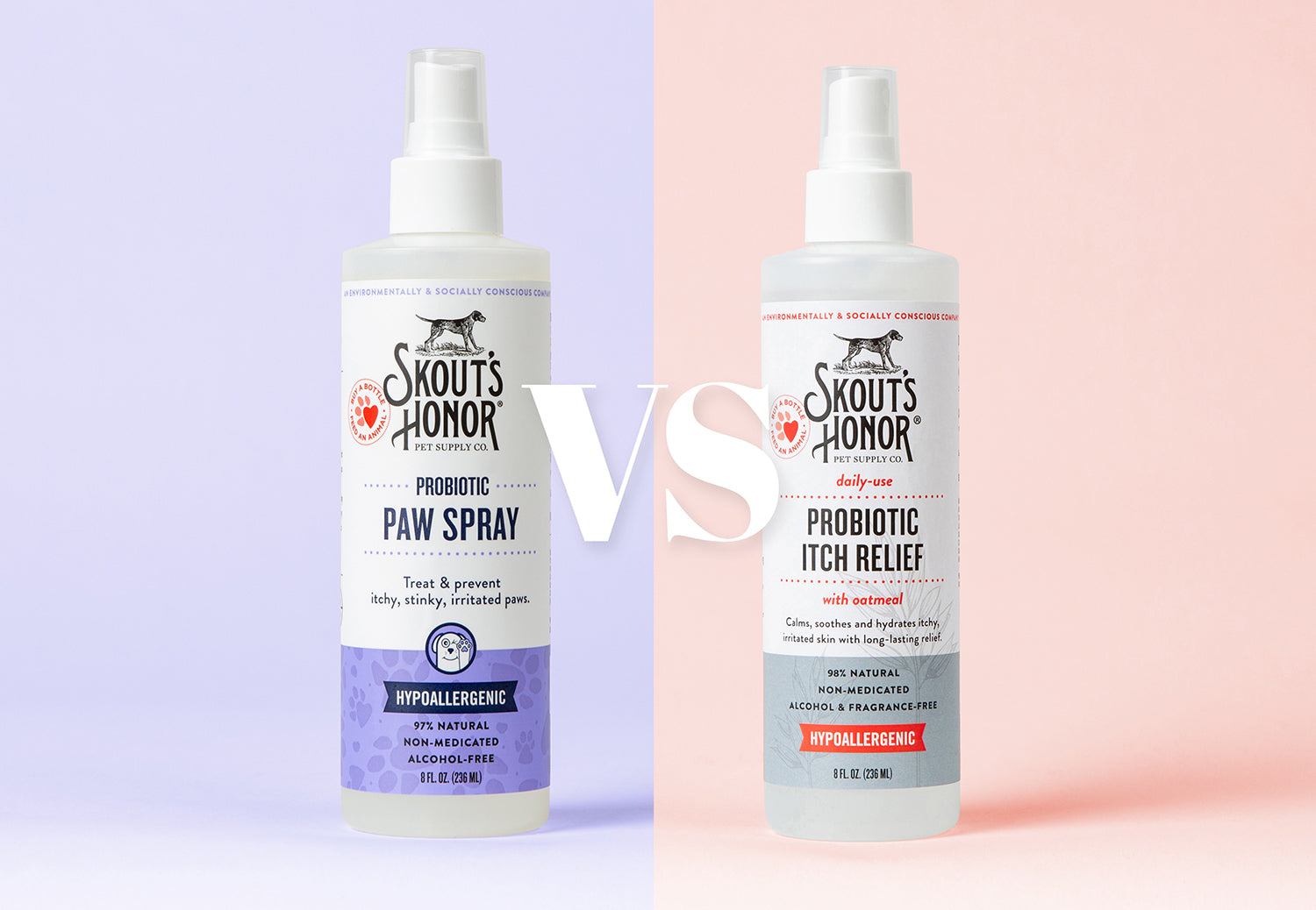Paw Spray VS Itch Relief Spray