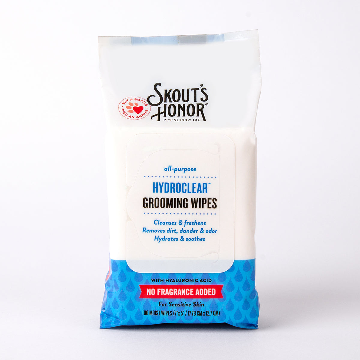 NEW HydroClear™ Grooming Wipes Fragrance Free