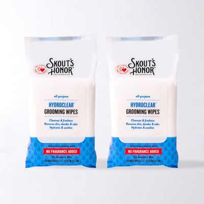 NEW HydroClear™ Grooming Wipes Fragrance Free