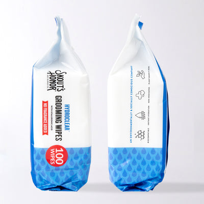 NEW HydroClear™ Grooming Wipes Fragrance Free