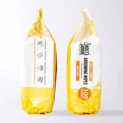 NEW HydroClear™ Grooming Wipes Honeysuckle