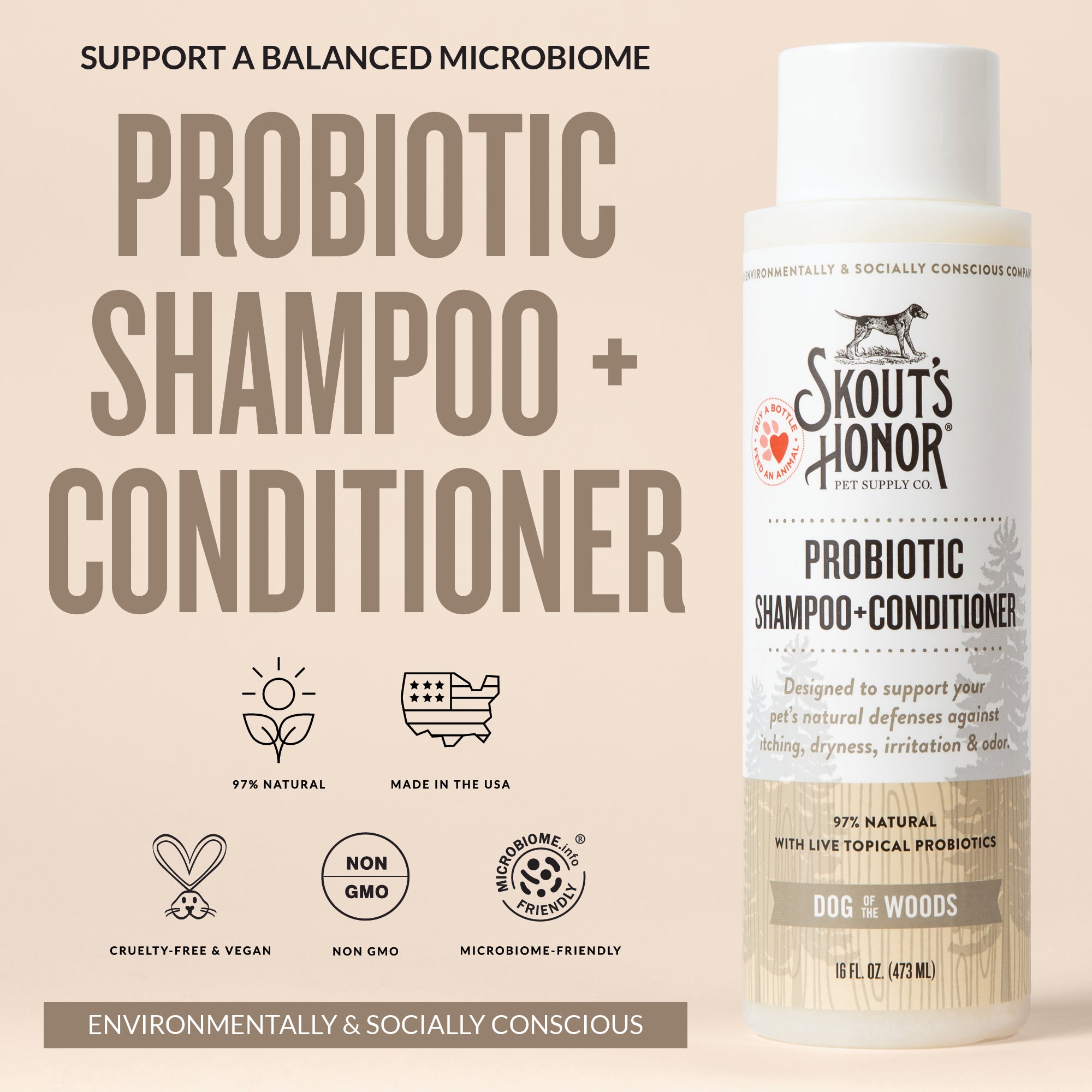 Probiotic Shampoo + Conditioner