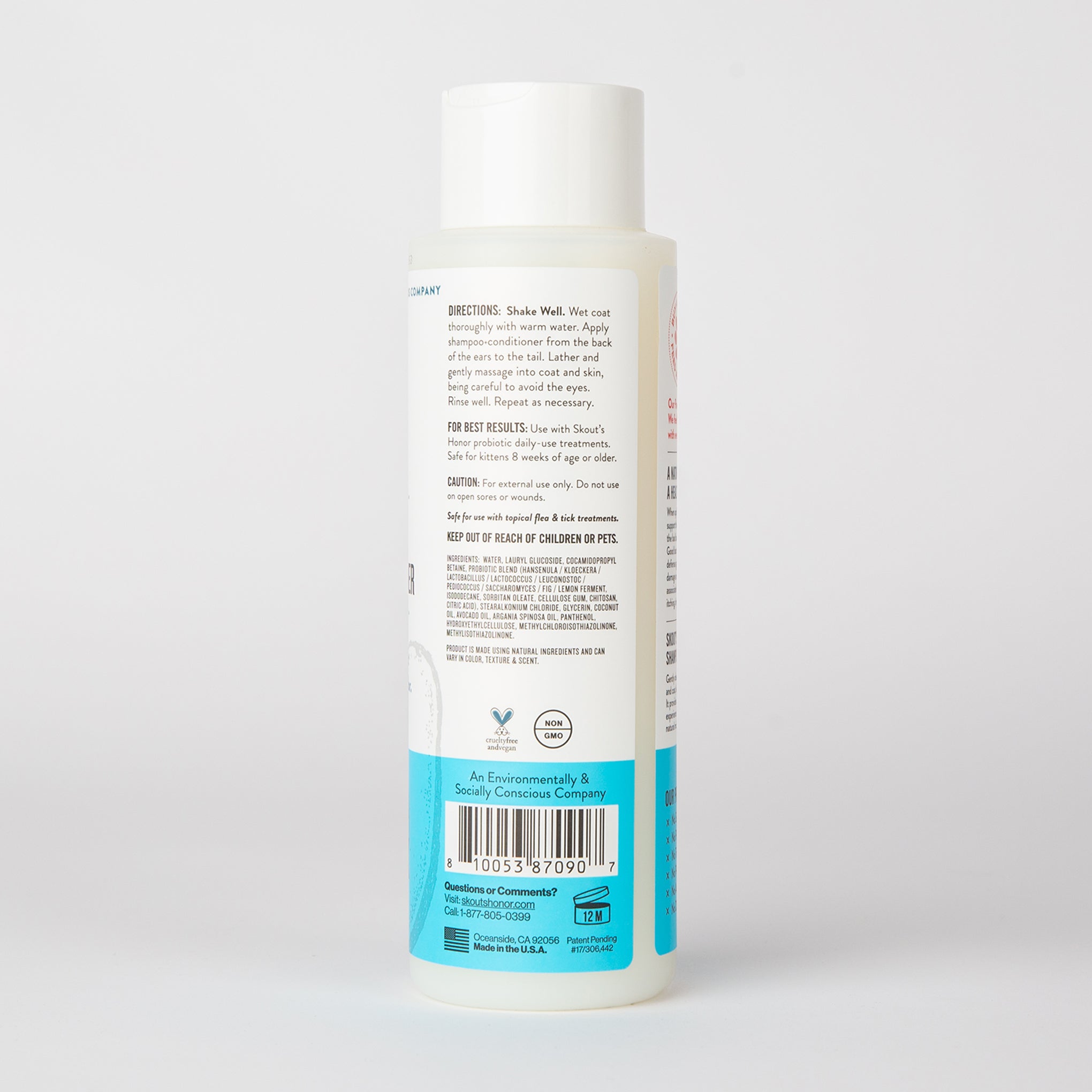 Cat Probiotic Shampoo + Conditioner Fragrance Free