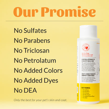 Cat Probiotic Shampoo + Conditioner Honeysuckle