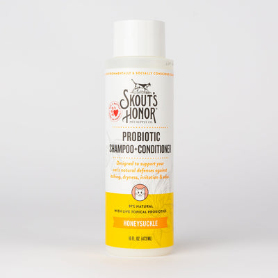 Cat Probiotic Shampoo + Conditioner Honeysuckle