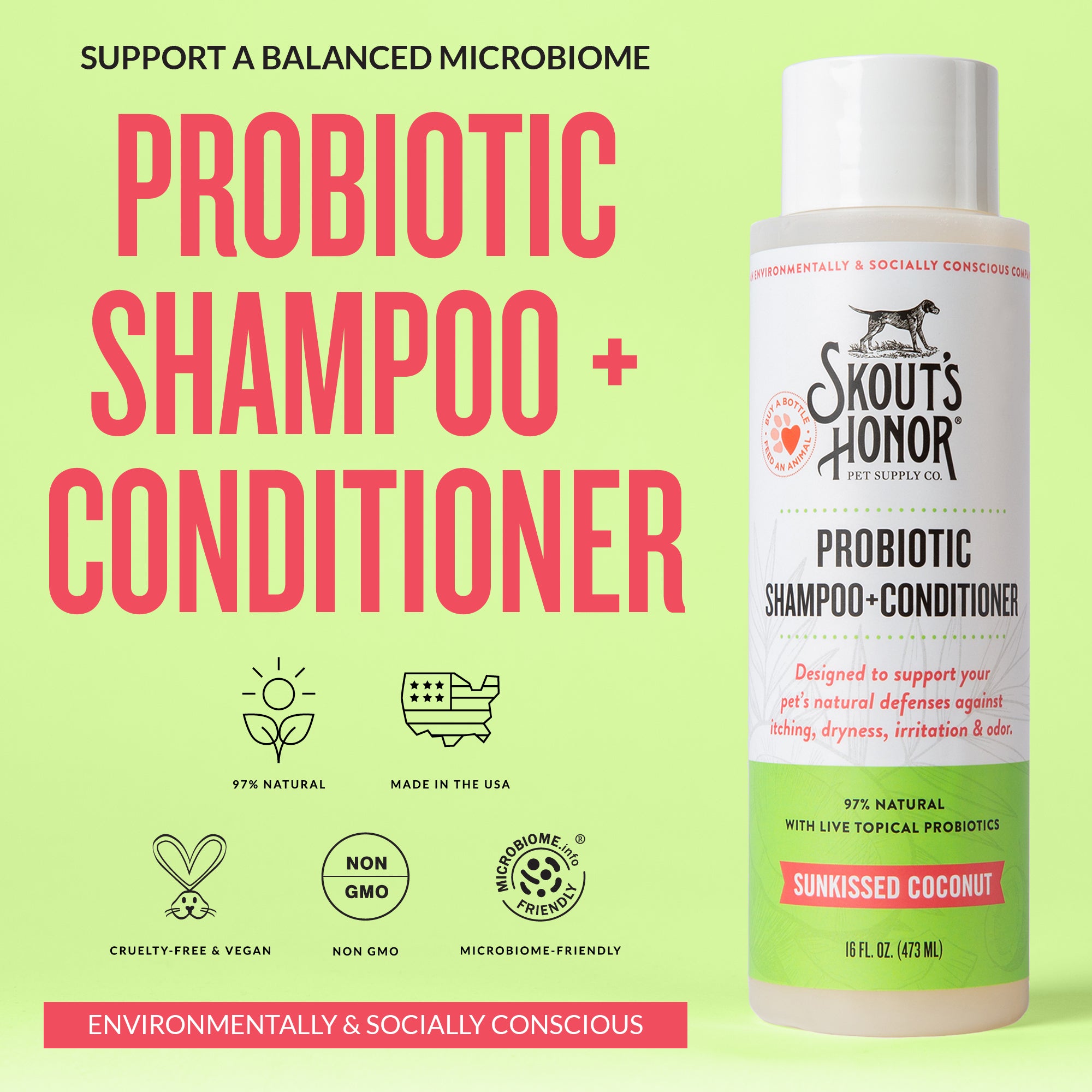 Probiotic Shampoo + Conditioner