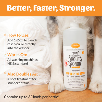 Laundry Booster - Stain & Odor Removal Additive