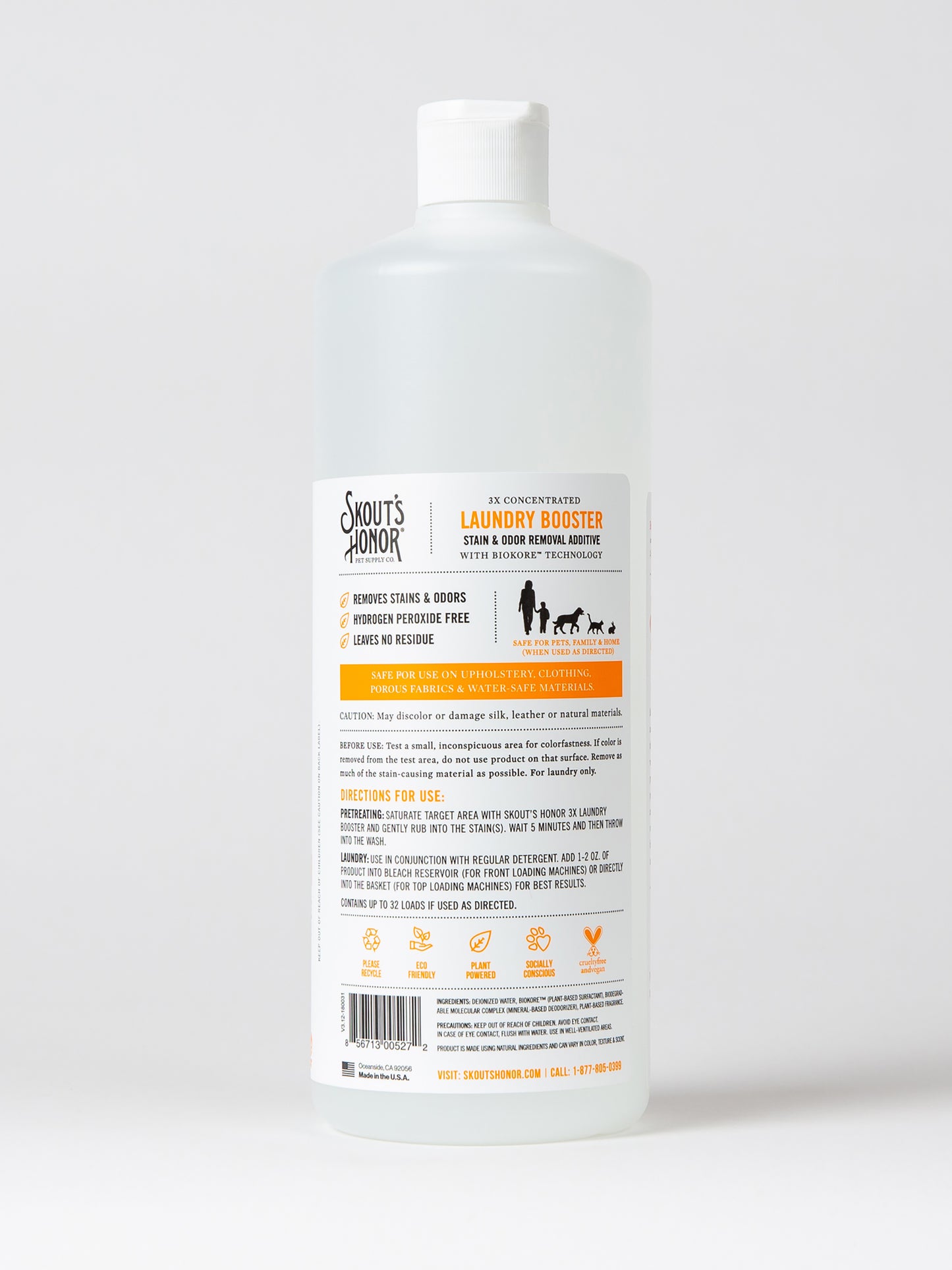 front image from Laundry Booster - Stain & Odor Removal Additive