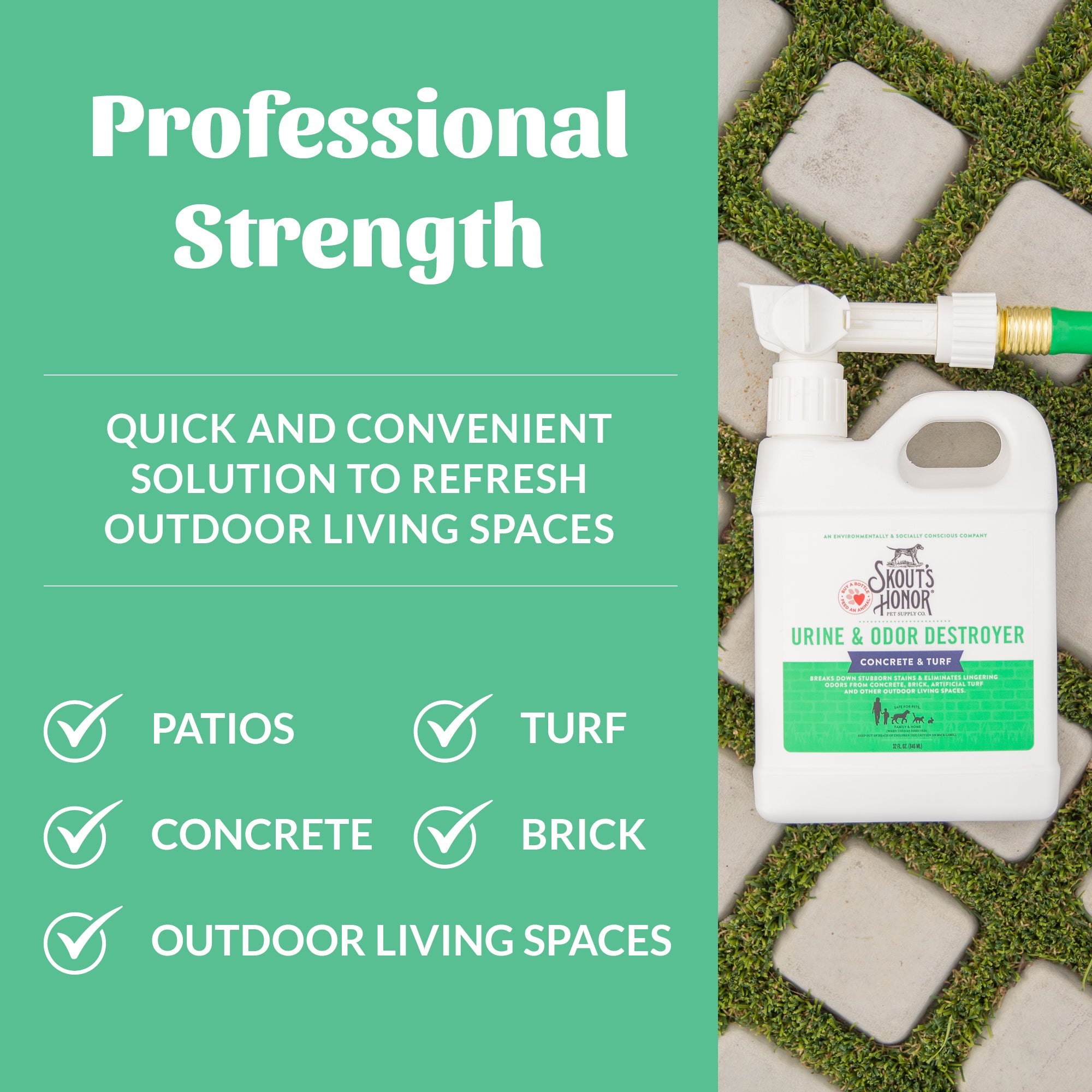 Urine & Odor Destroyer Concrete & Turf