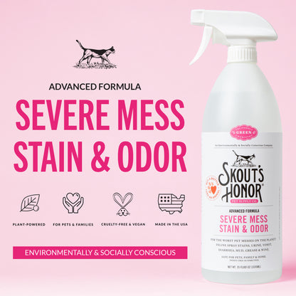 Cat Severe Mess Stain & Odor Advanced Formula
