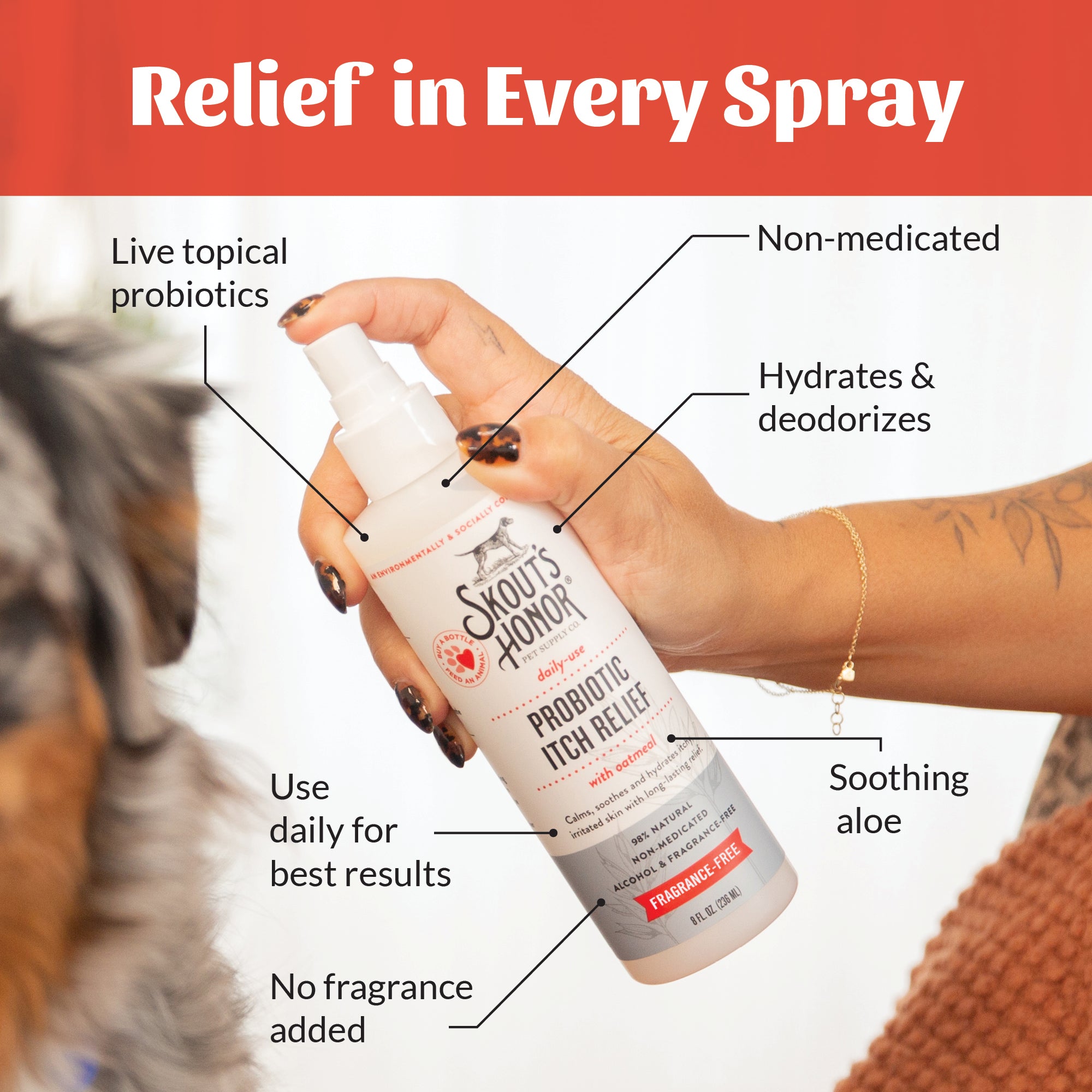Probiotic Itch Relief Spray