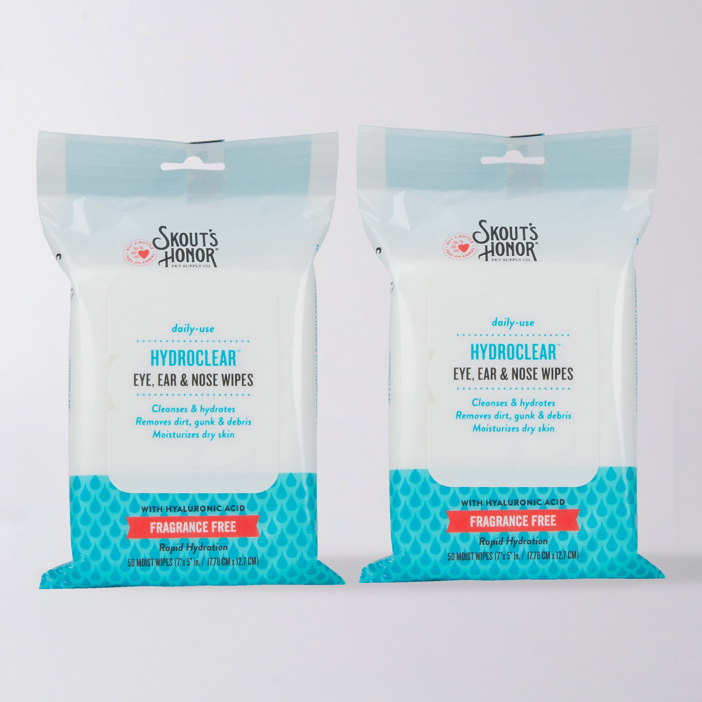 NEW HydroClear™ Eye, Ear & Nose Wipes