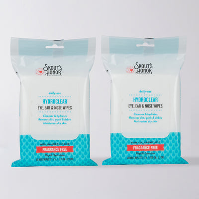 NEW HydroClear™ Eye, Ear & Nose Wipes