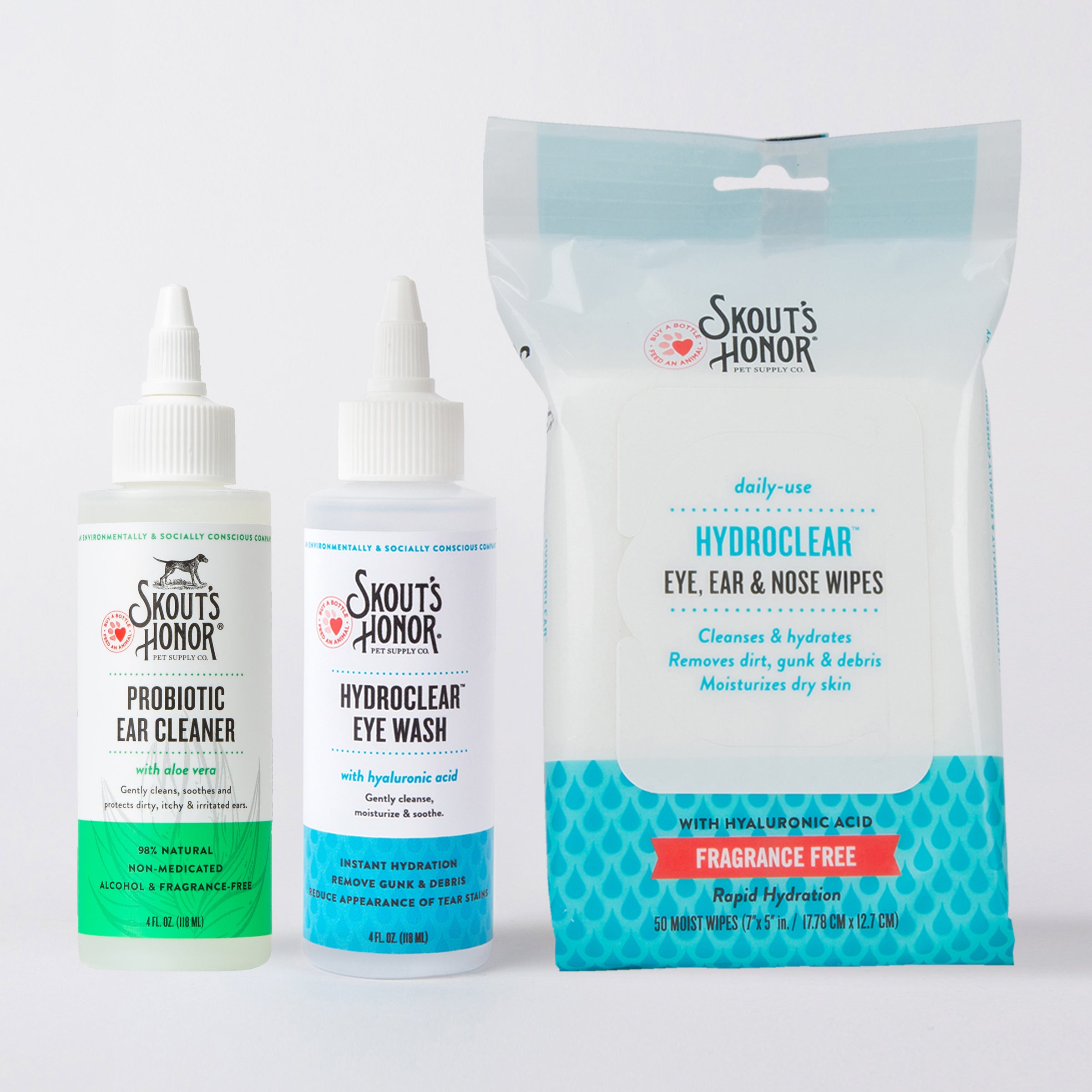NEW HydroClear™ Eye, Ear & Nose Bundle Dog
