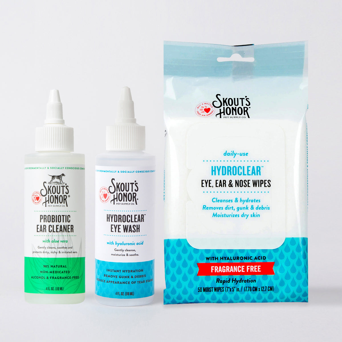 NEW HydroClear™ Eye, Ear & Nose Bundle Dog