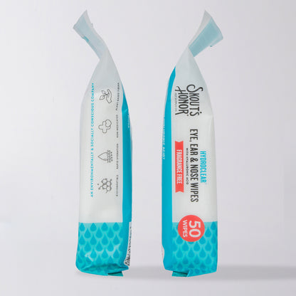 NEW HydroClear™ Eye, Ear & Nose Wipes