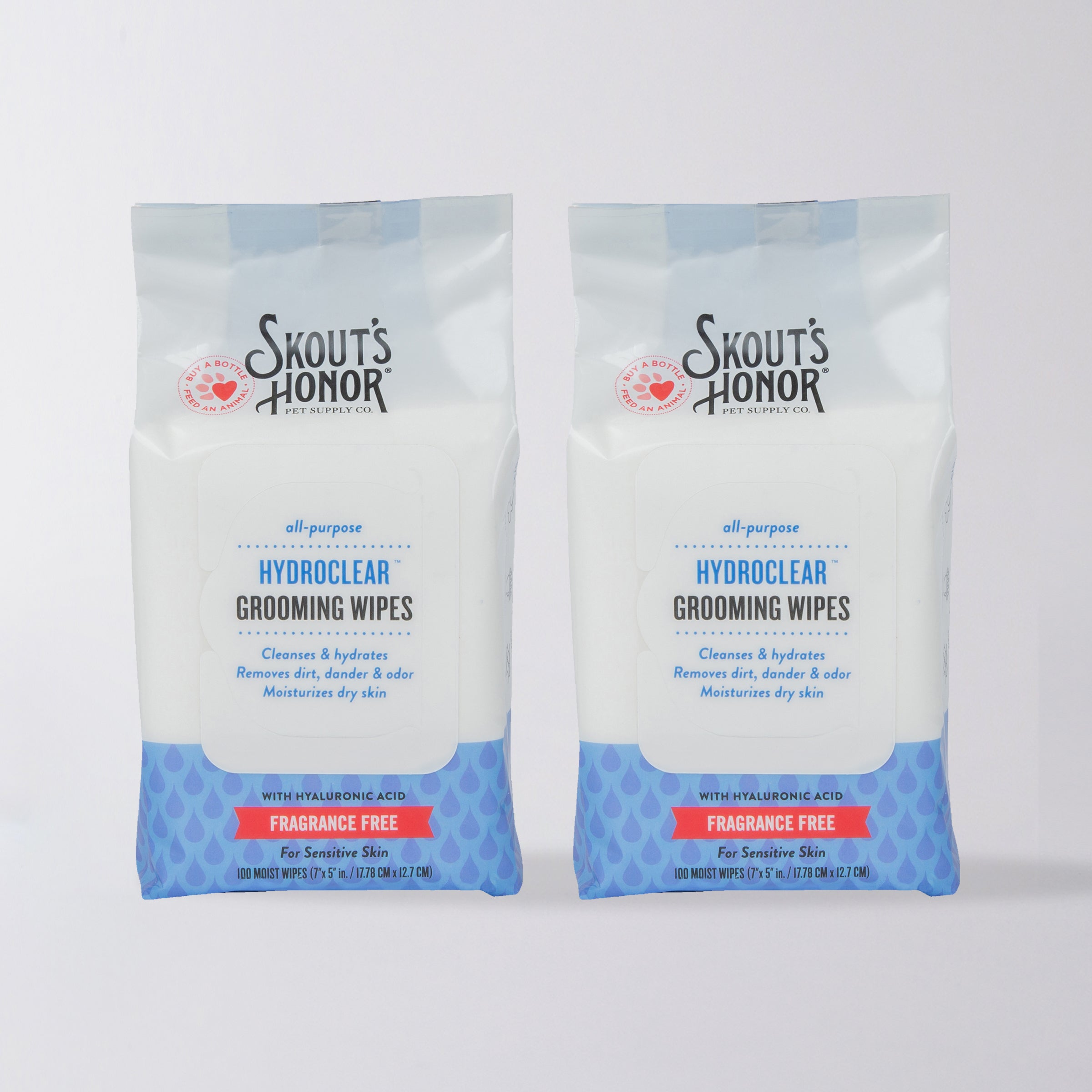 NEW HydroClear™ Grooming Wipes Fragrance Free