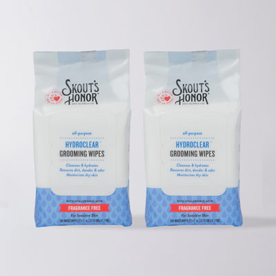 NEW HydroClear™ Grooming Wipes Fragrance Free