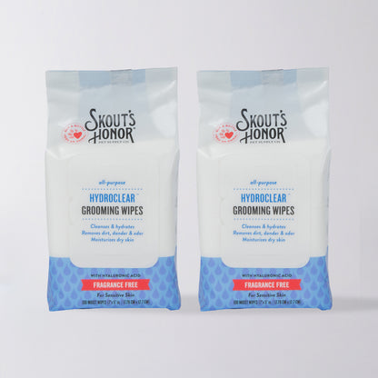 NEW HydroClear™ Grooming Wipes Fragrance Free