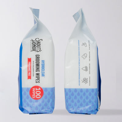 NEW HydroClear™ Grooming Wipes Fragrance Free