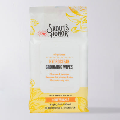 NEW HydroClear™ Grooming Wipes Honeysuckle