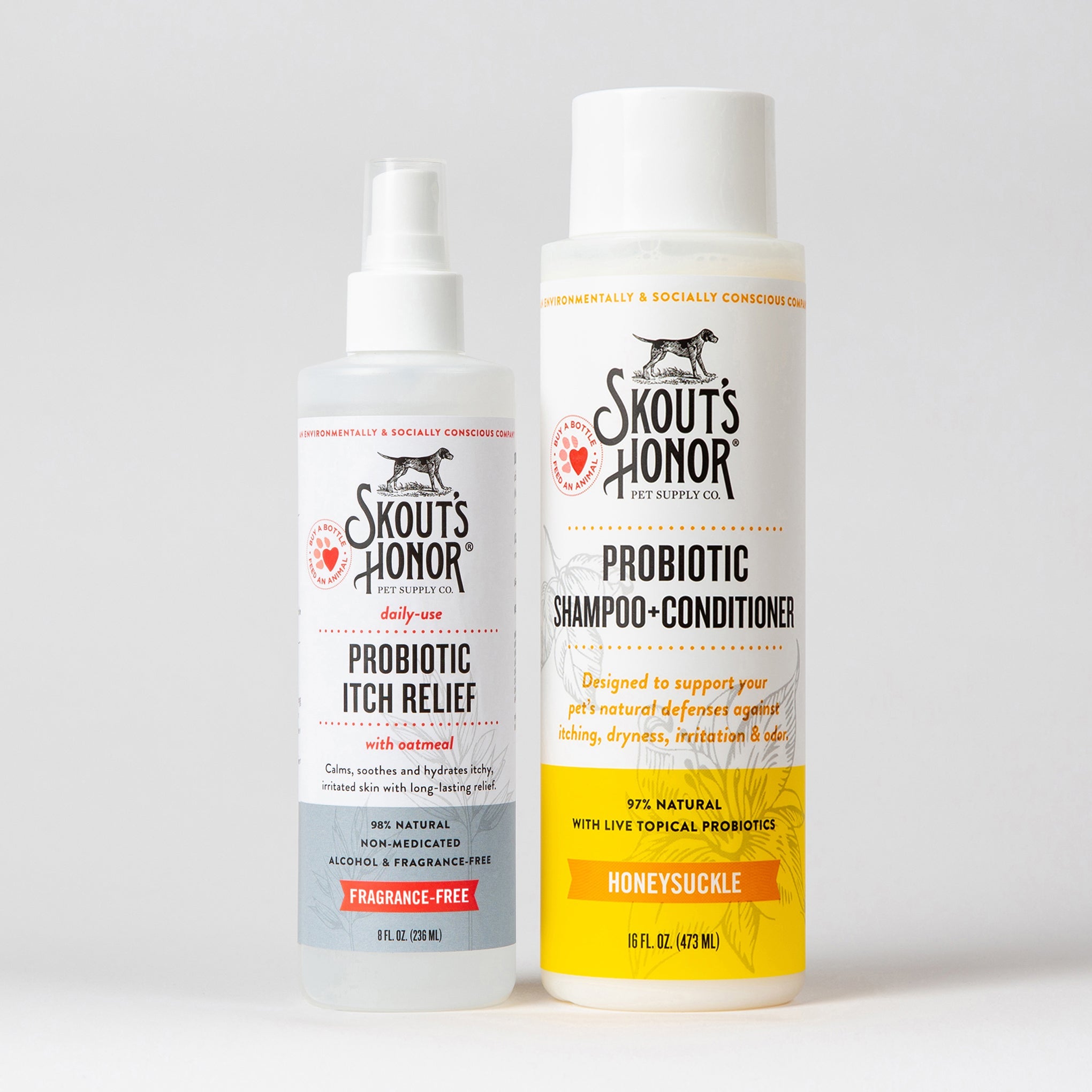 Probiotic Itch Relief Spray for Dogs Cats Skout's Honor